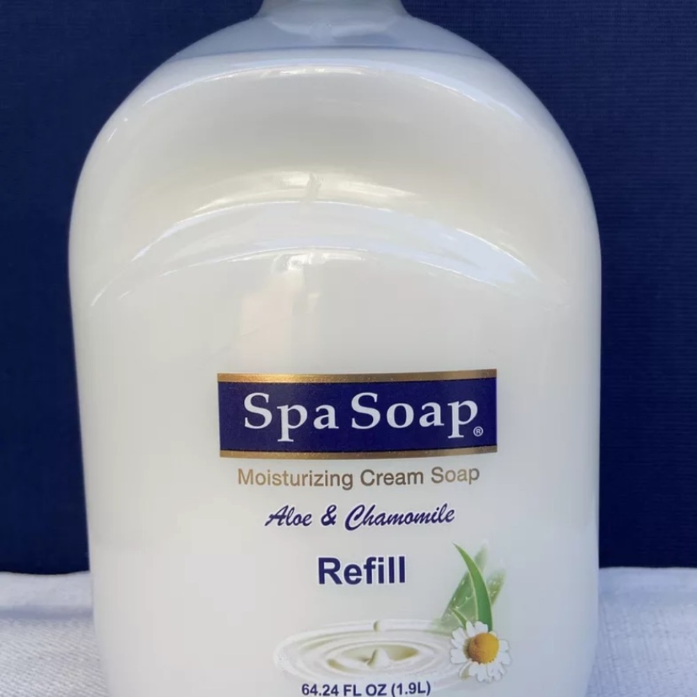 Spa Soap Aloe & Chamomile Moisturizing Cream Hand Soap Refill 64.24oz BRAND NEW